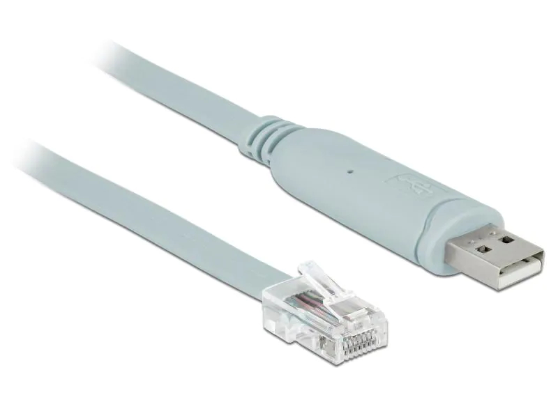 Delock Konsolenkabel USB - RJ45 RS-232, Cisco kompatibel, 5m, Zubehörtyp: Konsolenkabel