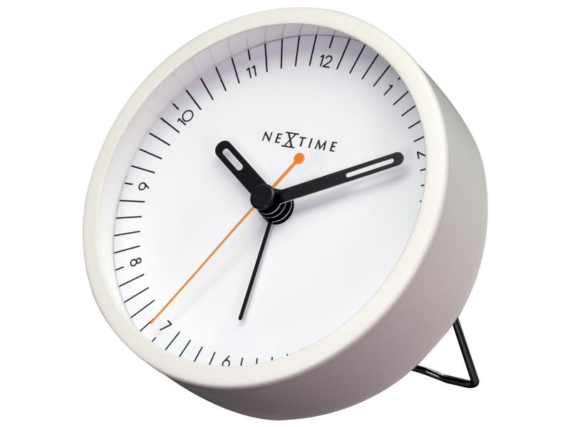 NeXtime Klassischer Wecker Small Weiss, Ausstattung: Zeit, Funktionen: Weckfunktion, Displaytyp: Analog, Detailfarbe: Weiss, Funksignal: Nein, Anzahl Zeitzonen: 1 ×