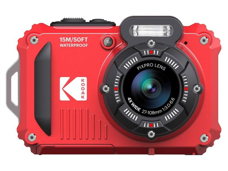 Kodak Unterwasserkamera WPZ2 Rot, Bildsensortyp: CMOS, Bildsensor Auflösung: 16.35 Megapixel, Widerstandsfähigkeit: Stossgeschützt, Wasserfest, Staubgeschützt, Speicherkartentyp: microSD, microSDHC, Bauform Kamera: Digitalkamera, GPS: Nein
