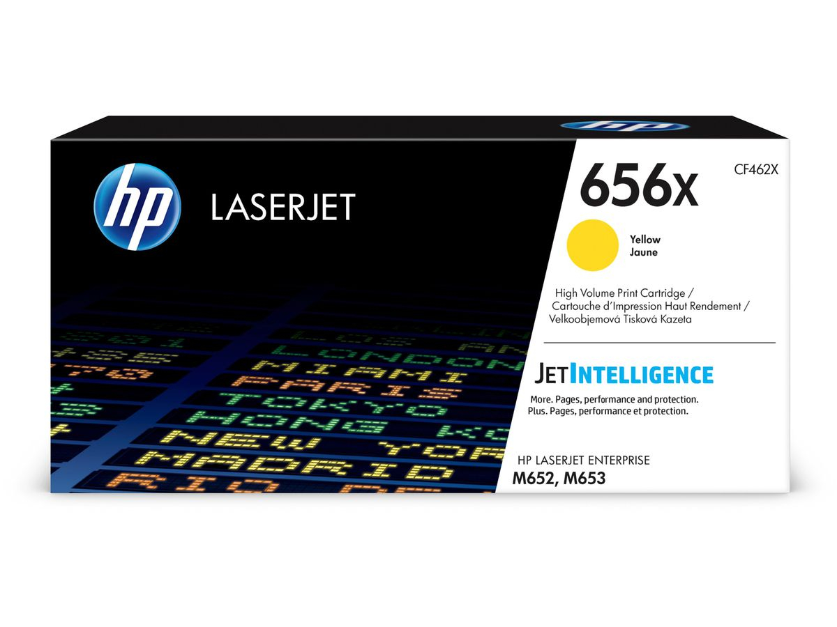 HP 656X | 22000 Seiten HP JetIntelligence Tonerkassette, gelb