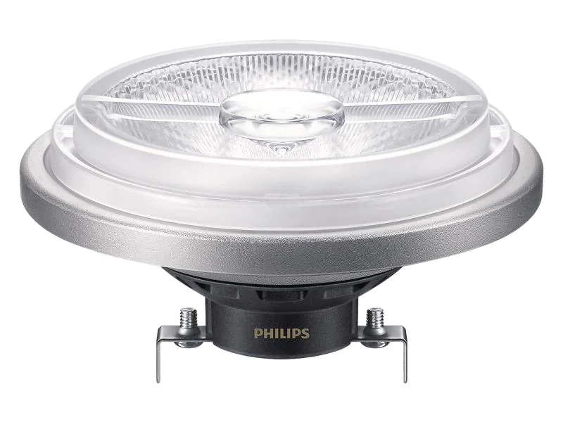 Philips Professional Lampe MAS LEDspotLV D 15-75W 940 AR111 24D, Gesamtleistung: 15 W, Lichtstrom: 830 lm, Lampensockel: G53, Farbtemperatur Kelvin: 4000 K, Dimmbar, Leuchtmittel Technologie: LED, Geeignet für: Niedervolt, Lichtausbeute: 55 lm/W