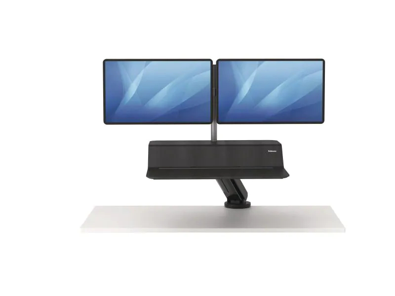 Fellowes Sitz-Steh Workstation Lotus RT für 2 Monitore