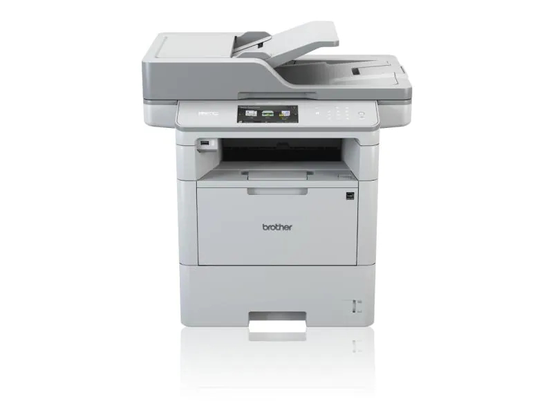 Brother MFC-L6900DW, Schwarzweiss Laser Drucker, A4, 50  Seiten Pro Minute, Drucken, Scannen, Kopieren, Fax, Duplex und WLAN