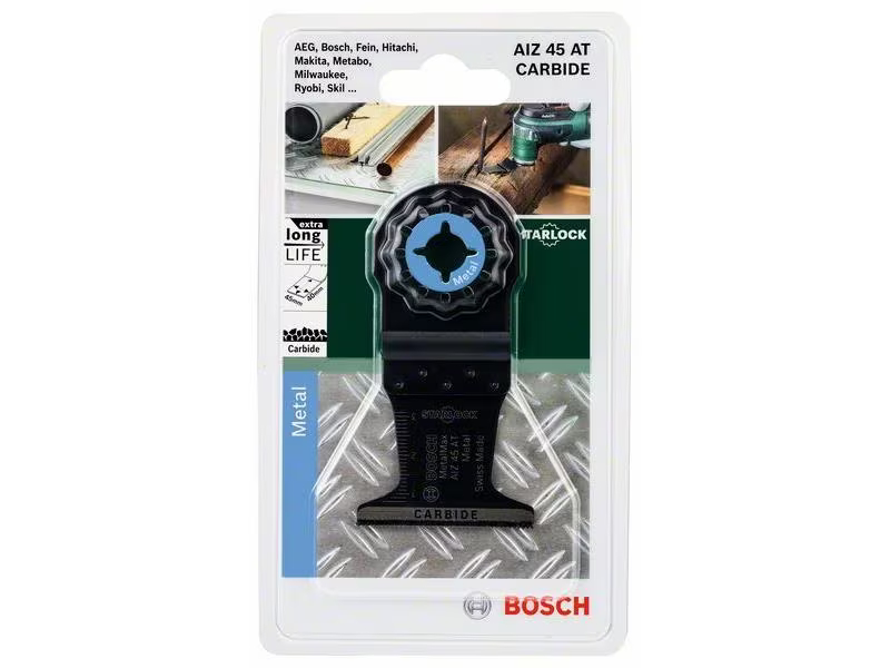 Bosch Tauchsägeblatt Starlock AIZ 45 AT Metall Max, 45 mm, Zubehörtyp: Sägeblatt, Set: Nein