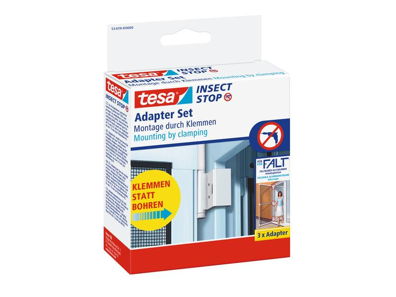 tesa Adapter Set Insect Stop Weiss, Zubehörtyp: Adapter