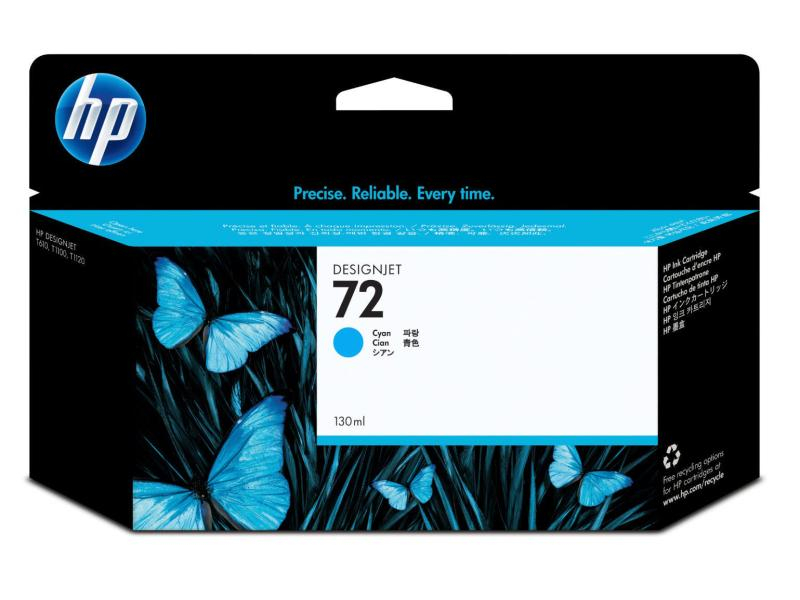 HP Tintenpatrone 72 cyan C9371A DesignJet T1100 130ml