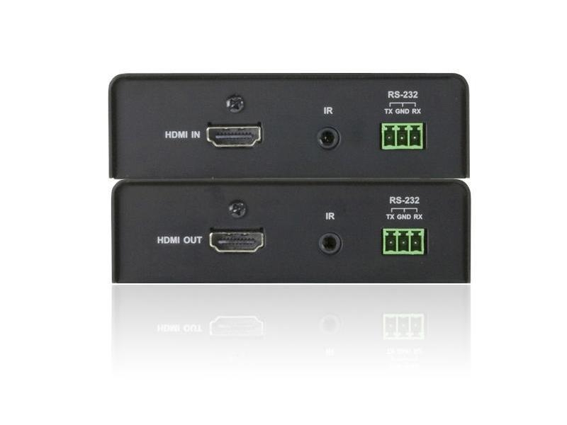 Aten HDMI-Extender VE882, Weitere Anschlüsse: RS-232, Set: Ja, Reichweite: 600 m, Extender Typ: Cat-Extender, Videoanschlüsse: HDMI, Einsatzzweck Extender: Video