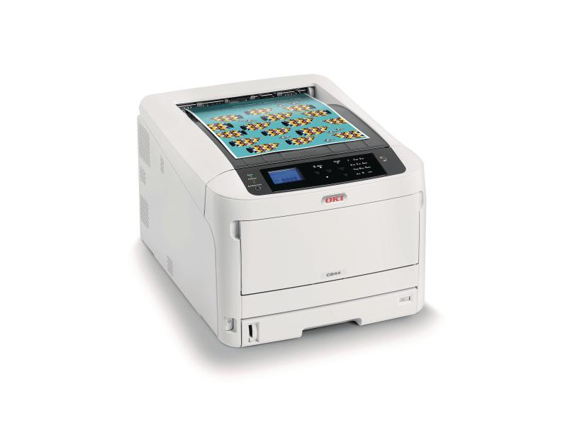 OKI C844dnw, Farblaser Drucker, A3, 36 Seiten pro Minute, Drucken, Duplex und WLAN