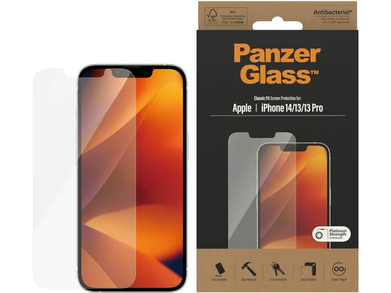 Panzerglass Displayschutz Classic Fit iPhone 14