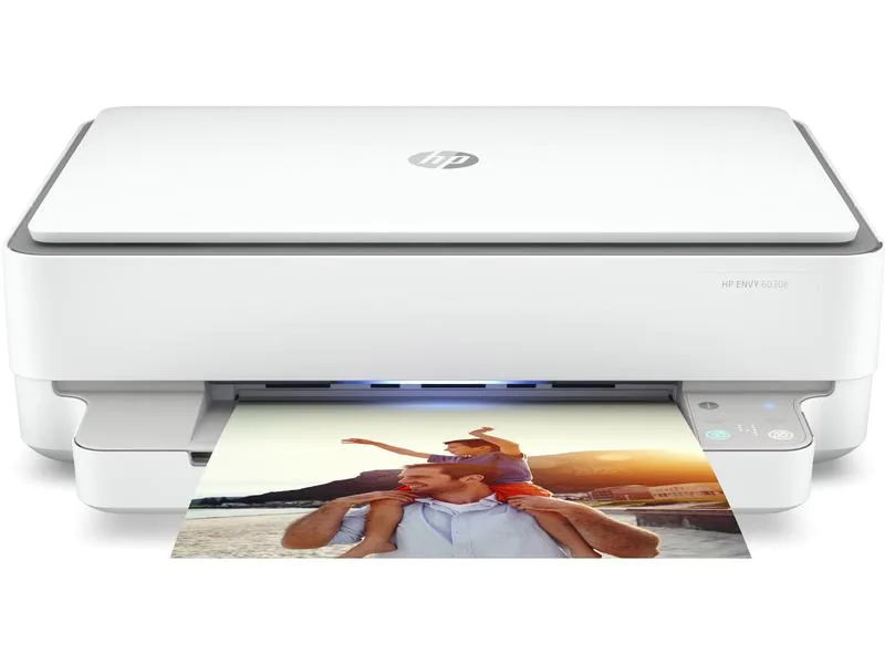 HP ENVY 6030e AiO Printer - Cement / with +6 months Instant Ink included