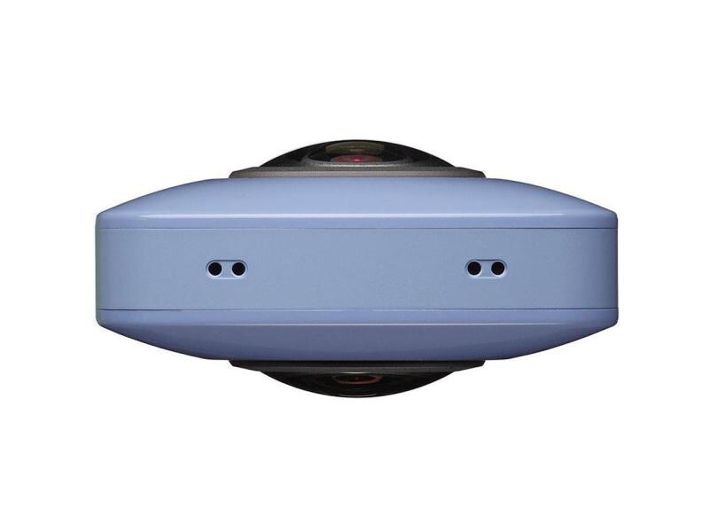 Ricoh 360°-Videokamera THETA SC2 Blau, Kapazität Wattstunden: 0 Wh, Bildfrequenz: 30 fps, Fotoauflösung: 14 Megapixel, Bluetooth, WLAN, Videoauflösung: 3840 x 1920, Speicherkartentyp: Kein