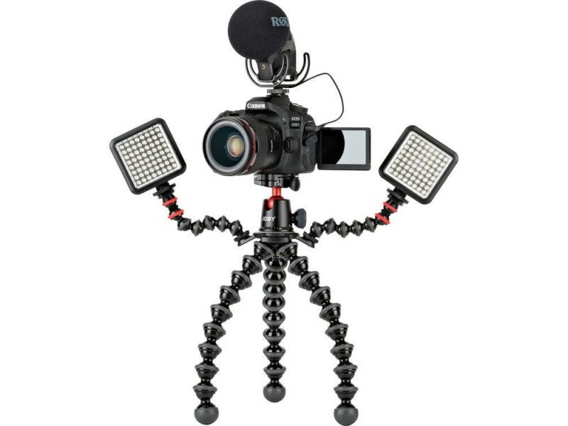 Joby Stativ GorillaPod Rig mit Kugelkopf, Eigenschaften: Videostativ, Material: Plastik; Aluminium, Stativ-Bauart: Dreibeinstativ, Stativgewinde: 1/4", Stativ-Ausstattung: Kugelkopf, Länge ausgefahren: 43 cm, Gewicht: 840 g, Belastbarkeit: 5 kg