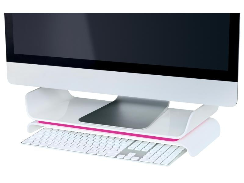 LEITZ Monitorständer WOW 6504-00-23 weiss/pink