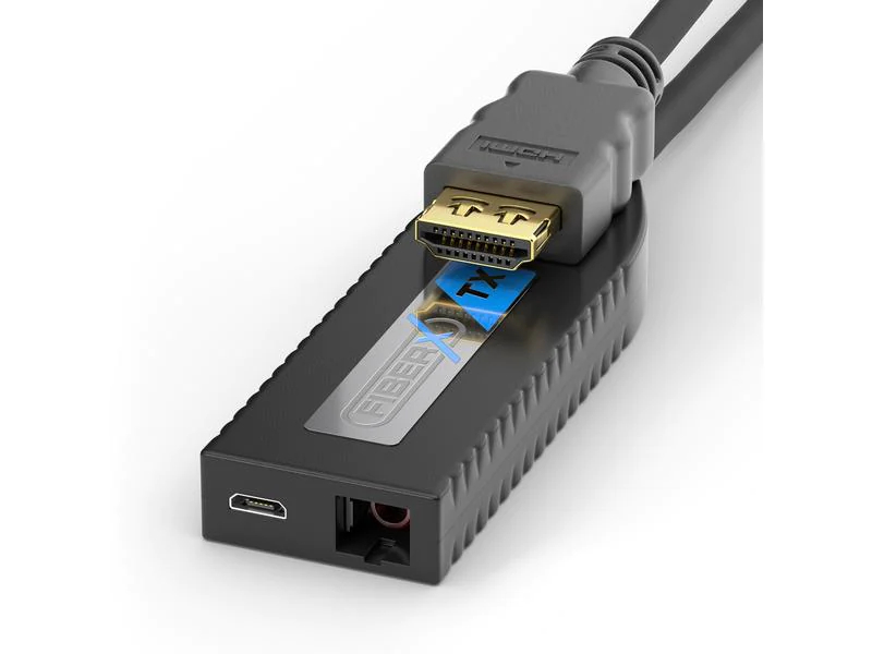 FiberX HDMI Extender FX-P350, Übertragungsart: Glasfaser, Anschluss Seite A: HDMI, Anschluss Seite B: HDMI