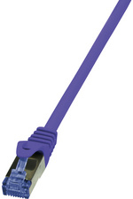 LogiLink Patchkabel, Kat. 6A, S/FTP, 1,0 m, violett