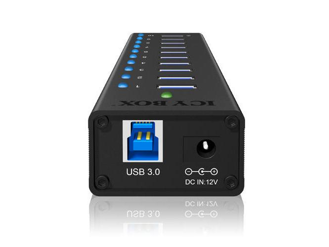 ICY BOX 10-Port USB 3.0 Hub IB-AC6110