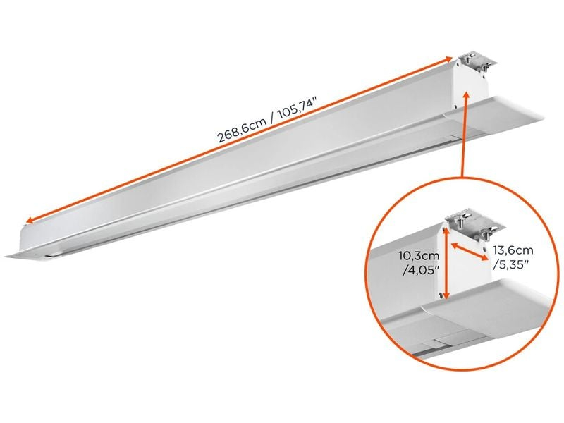 Celexon Deckeinbauleinwand Motor Professional Plus 220x124cm 16:9