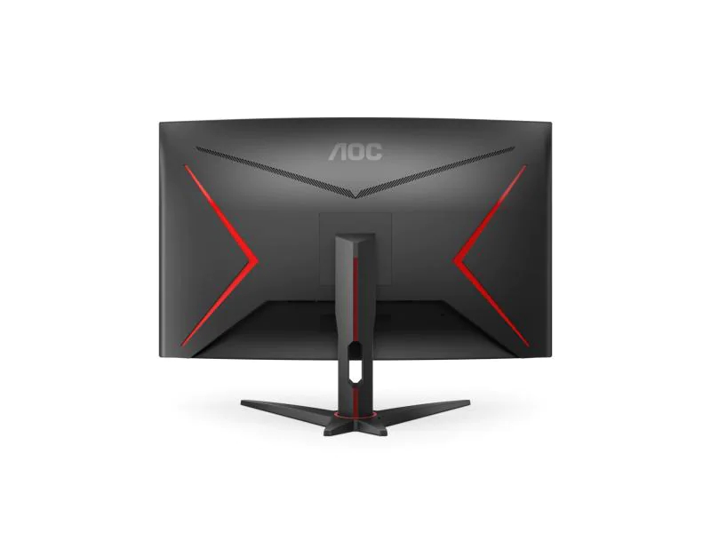 AOC Monitor C32G2ZE/BK, 31.5 Zoll LED, 1920 x 1080 Pixel Full HD, 16:9, HDMI, Schwarz/Rot