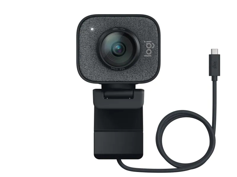 Logitech Webcam StreamCam Grafit, Eingebautes Mikrofon, Schnittstellen: USB Typ C, Webcam Auflösung: 1920 x 1080 (Full HD)