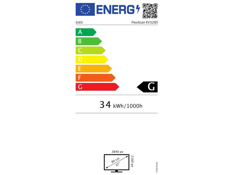 EIZO EV3285W-Swiss, 31.5 Zoll LED, 3840 x 2160 Pixel Full HD, 16:9, USB, Weiss