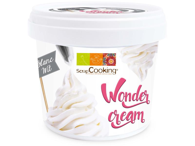 ScrapCooking Wonder Cream Weiss Vanille 150 g, Produktionsland: Europa, Produkttyp: Vanille, Verpackungseinheit: 1 Stück, Packungsgrösse: 150 g, Fairtrade: Nein, Bio: Nein