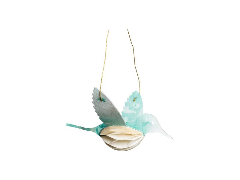 Tranquillo Aufhänger Vogel Hellblau, 9 x 13 cm, Motiv: Vogel, Saison: Ganzjahr, Verpackungseinheit: 1 Stück, Material: Papier, Farbe: Hellblau, Produkttyp: Aufhänger