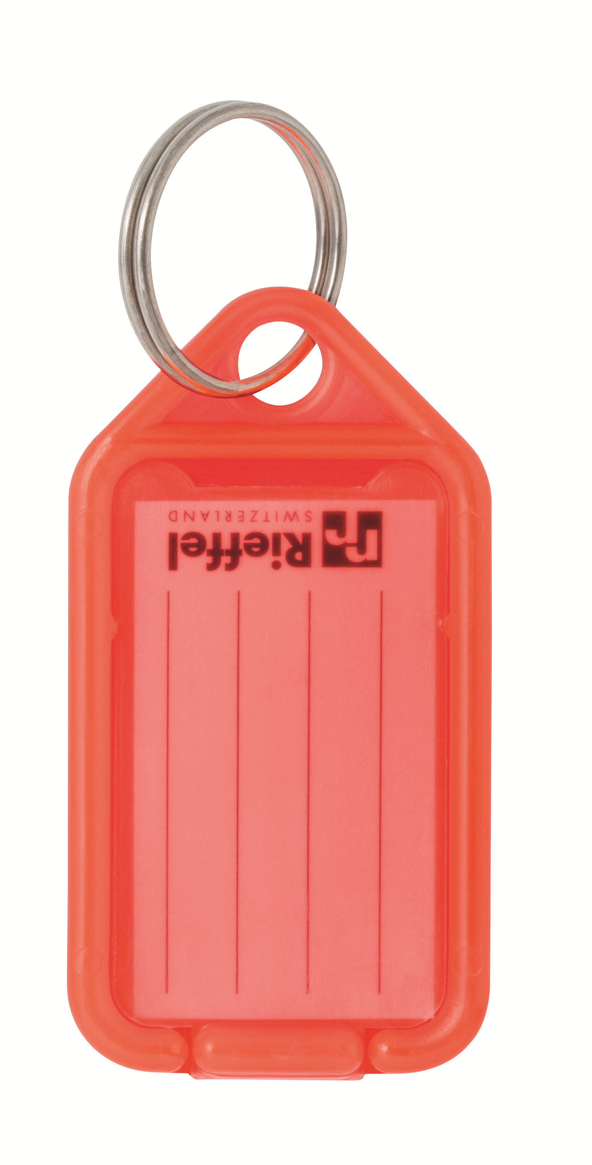 RIEFFEL Schlüsseletiketten 38x22mm KT 1000 NEOO neon orange 100 Stück