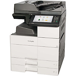 Lexmark MX911de, Schwarzweiss Laser Drucker, A3, 55 Seiten pro Minute, Drucken, Scannen, Kopieren, Fax, Duplex