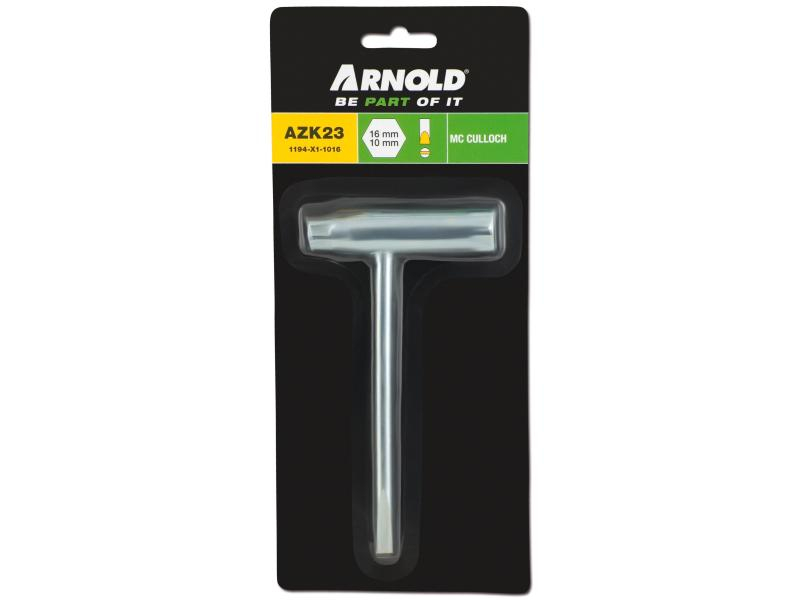 Arnold Zündkerzenschlüssel AZK23 10x16x88 mm, Zubehör zu: Rasenmäher, Produkttyp: Werkzeug