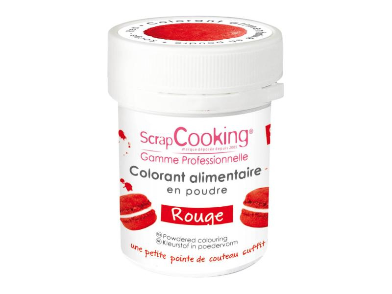 ScrapCooking Lebensmittelfarbenpulver Rot, Packungsgrösse: 5 g, Eigenschaft: Pulver, Detailfarbe: Rot, Fairtrade: Nein, Bio: Nein, Natürlich Leben: Keine Besonderheiten