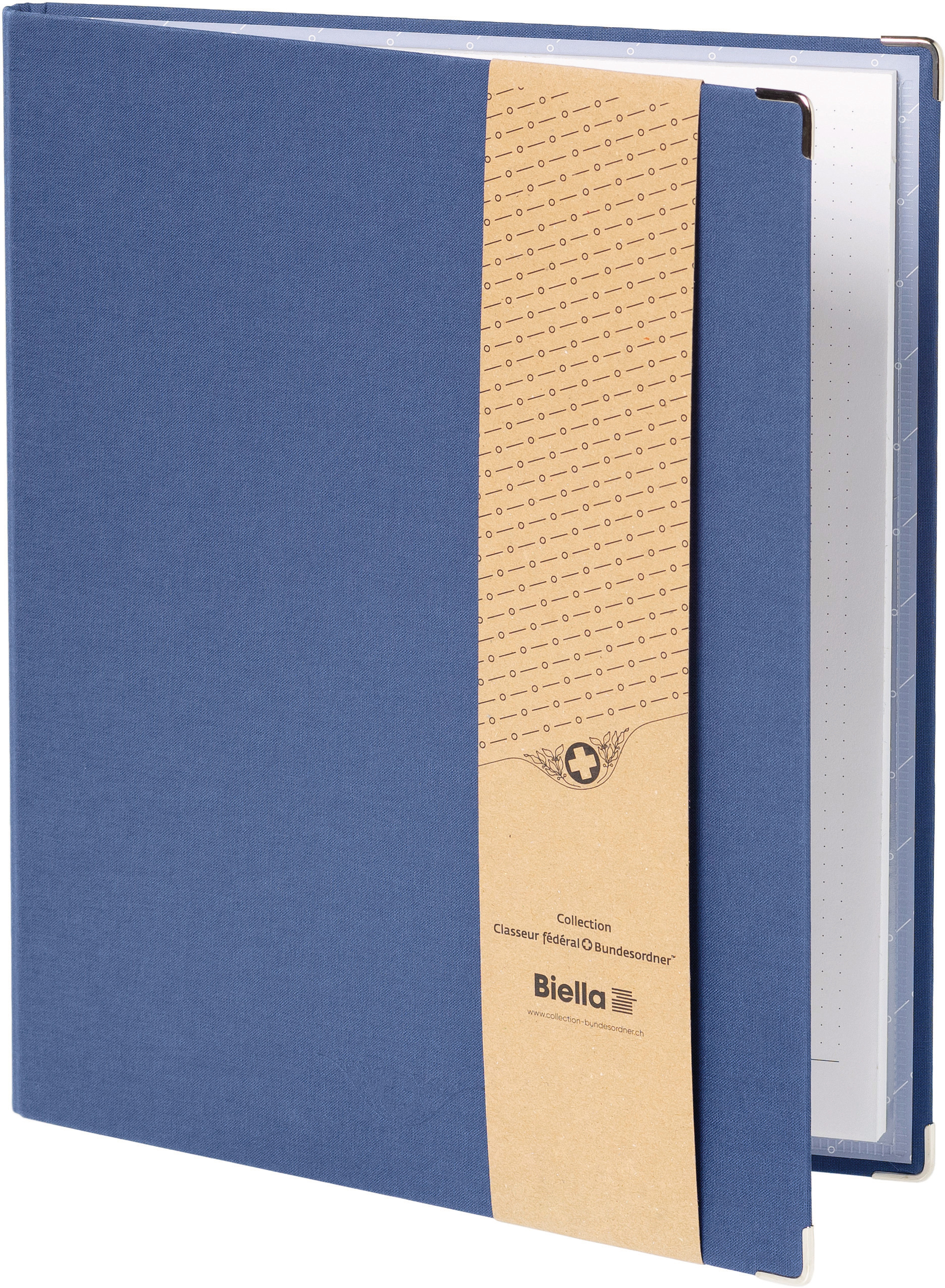 BIELLA Schreibmappe Scribble A4 CB0002.07 dunkelblau Punkte 5mm,50 Blatt