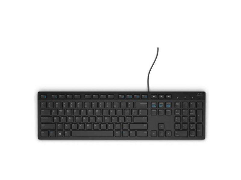 Dell Multimedia Keyboard-KB216 - French (AZERTY) - Black