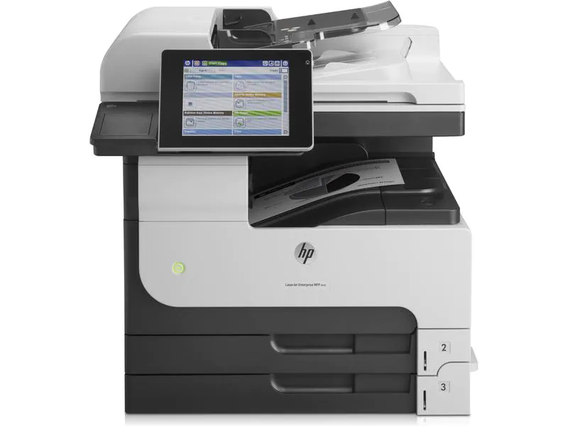 Hewlett-Packard HP Enterprise 700 MFP M725dn, Schwarzweiss Laser Drucker, A3, 41 Seiten pro Minute, Drucken, Scannen, Kopieren, Duplex