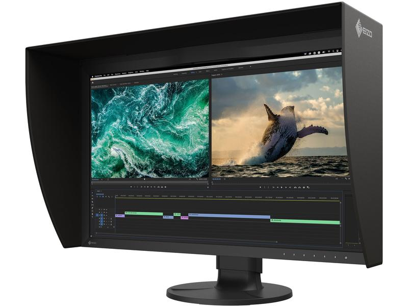 EIZO Monitor CG2700S Swiss Edition, Bildschirmdiagonale: 27 ", Auflösung: 2560 x 1440 (WQHD), Anschlüsse: DisplayPort, USB Typ-C, HDMI, Anwendungsbereich: Grafik, Ergonomie: Schwenkbar, Pivot-Funktion, Höhenverstellbar, Neigbar, Curved: Nein