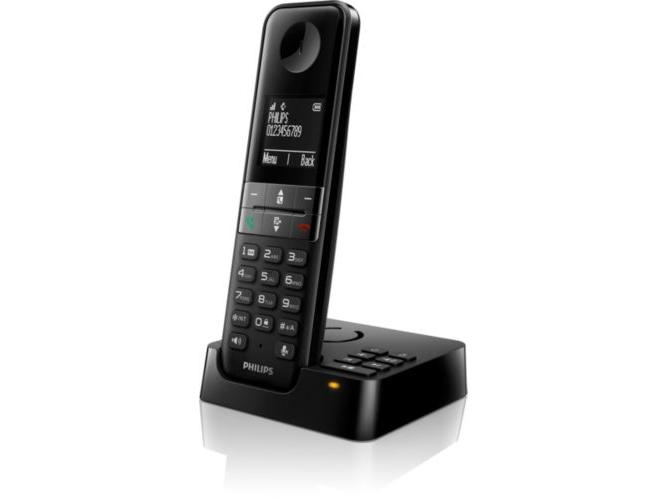 Philips Schnurlostelefon D4751B, Kapazität Wattstunden: 0 Wh, Funktionen Schnurlostelefone: Anrufsperre (Blacklist), Anrufbeantworter, Optische Anrufsignalisierung, Anklopfen