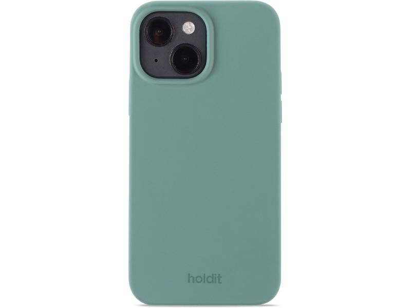 Holdit Back Cover Silicone iPhone 14 Grün, Fallsicher: Nein, Kompatible Hersteller: Apple, Detailfarbe: Grün, Mobiltelefon Kompatibilität: iPhone 14, Material: Silikon, Bewusste Eigenschaften: Keine Eigenschaft