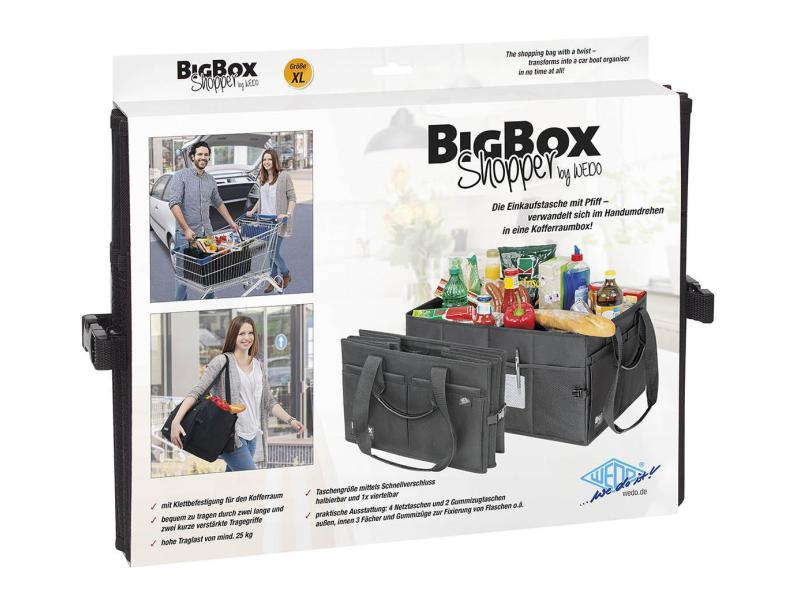 WEDO Tasche BigBox Shopper XL Schwarz