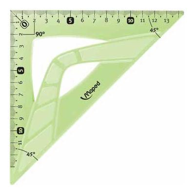 Maped Zeichendreieck Flex 45 Grad, Hypotenuse: 210 mm