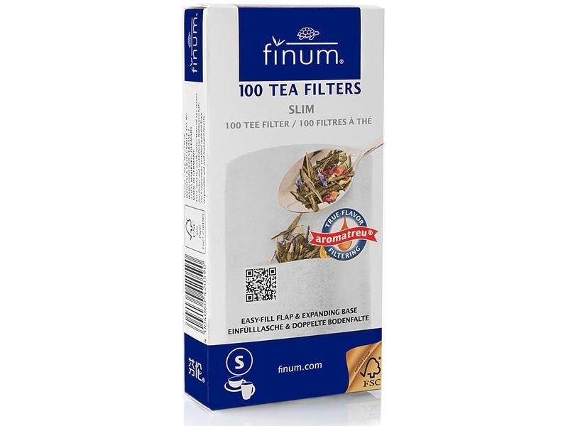 Finum Teefilter S 100 Stück, Filtergrösse: S, Detailfarbe: Weiss, Verpackungseinheit: 100 Stück