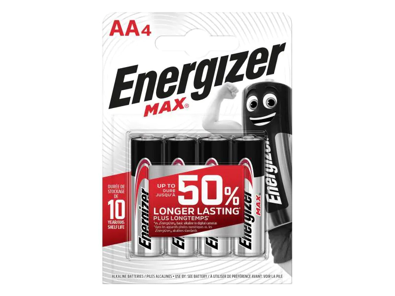 Energizer Batterie Max Mignon AA 4 Stück