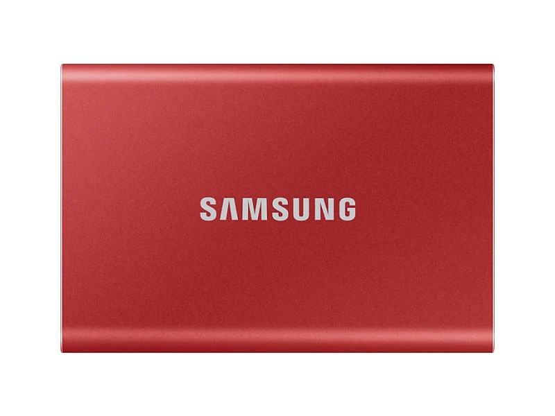SAMSUNG MEMORY SSD Portable T7 2TB MU-PC2T0R/WW USB 3.1 Gen. 2 Metallic red
