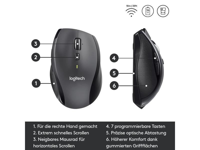 Logitech Maus M705 Marathon kabellos