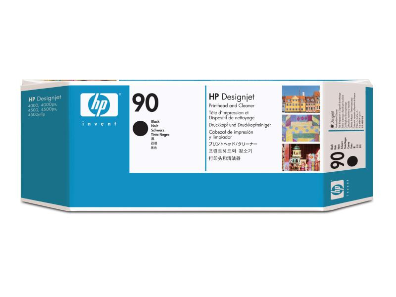 HP Druckkopf 90 + Cleaner schwarz C5054A DesignJet 4000