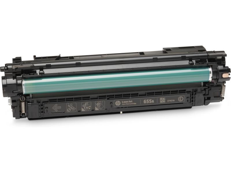 HP Toner-Modul 655A cyan CF451A CLJ Enterprise M652 10'500 S.