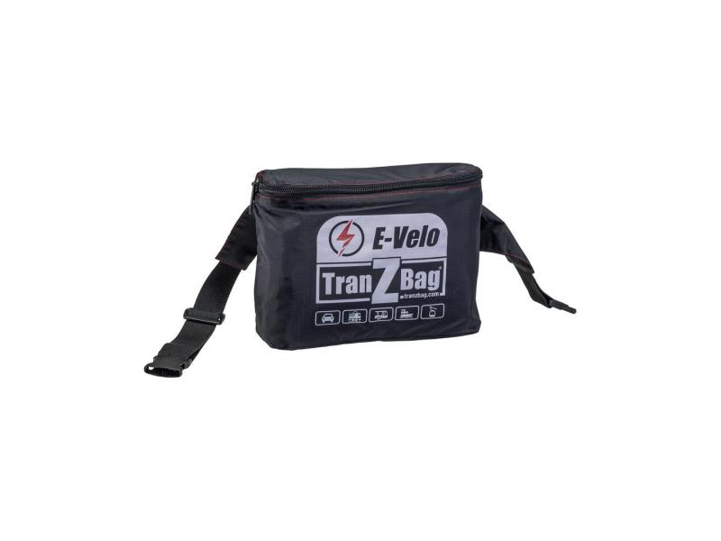 TranZBag Velotransporttasche E-Velo, Taschenart: Transporttasche, Tragemöglichkeit: Tragegriff, Anzahl Rollen: 0, Farbe: Schwarz, Weiss, Sportart: Radsport