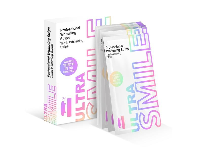 Ultrasmile Professional Whitening Strips, 7 x 2, Besonderheiten: Keine, Set: Ja, Natürlich Leben: Keine Besonderheiten, Produkttyp: Strips