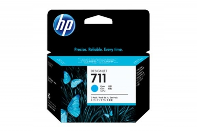 HP 711 | Combopack 3er Set HP Tintenpatronen, cyan