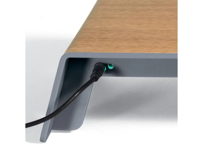 SIGEL Monitorständer USB 52x25x8cm SA405 smartstyle Metallic-Holz