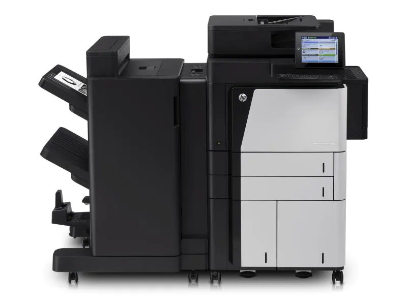 Hewlett-Packard HP MFP FLOW M830Z, Schwarzweiss Laser Drucker, A3, 56 Seiten pro Minute, Drucken, Scannen, Kopieren, Fax, Duplex