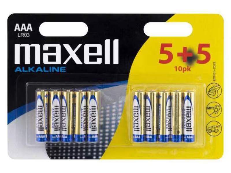 Maxell Batterie AAA 5+5 Stück
